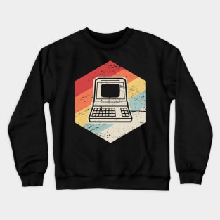 Retro Vintage Computer Icon Crewneck Sweatshirt